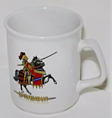 Excalibur Coffee Mug Hotel Casino Las Vegas Ceramic White Tea Cup 10 oz