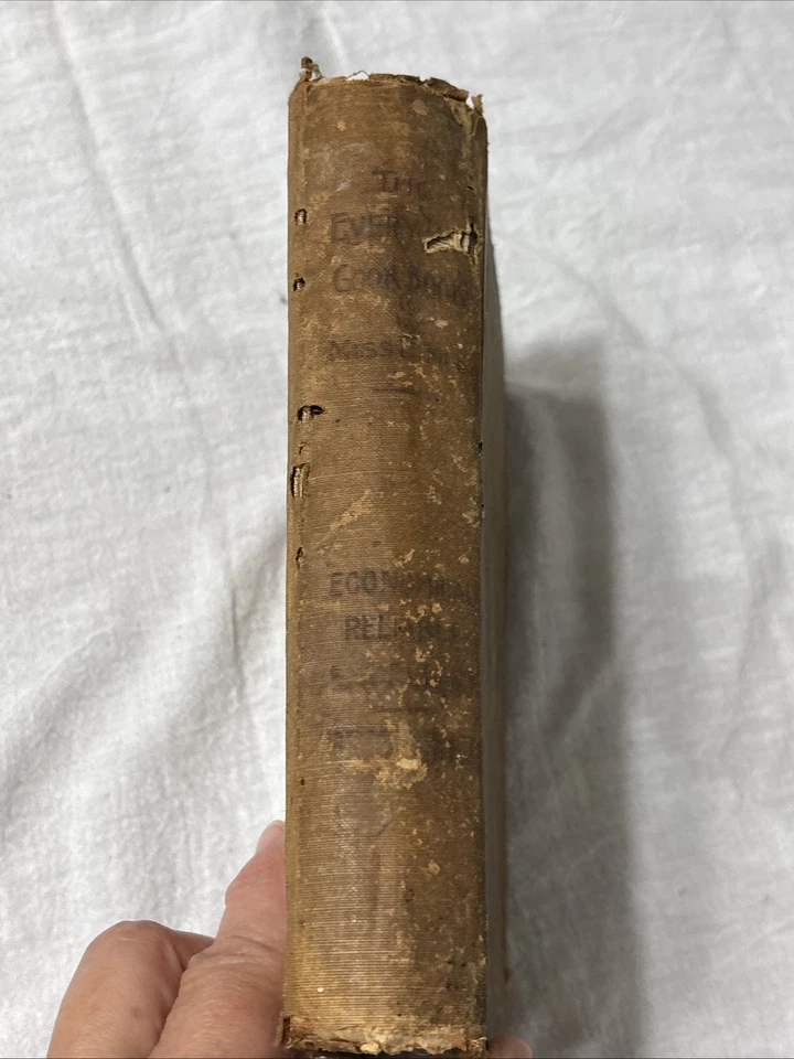 1892 Antique Cook Book Everyday Cookbook Illustrated Miss E Neil - Image 4 of 4