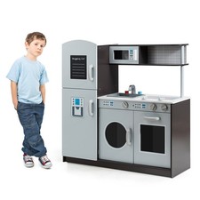 Kids Pretend Kitchen Playset Cooking Set Toddler Baby Learning Toy Christmas