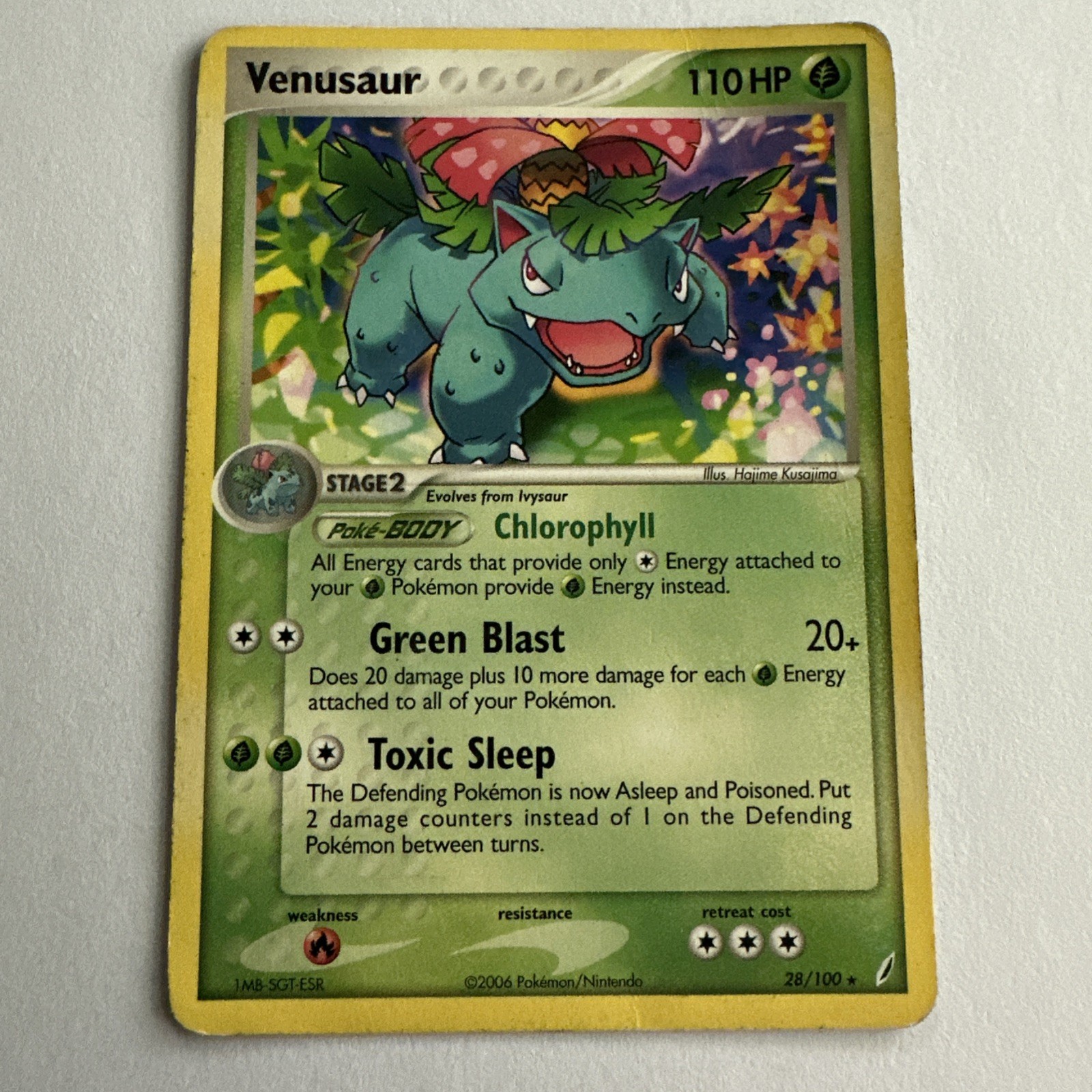 Venusaur - 28/100 - Pokemon Crystal Guardians Non-Holo Card