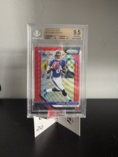 2018 Panini Prizm - Rookie Lamar Jackson #212 Red Wave Prizm /149 BGS 9.5 GEM MT