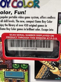 Game Boy Color NEW 1999 Nintendo Atomic Purple Authentic Collector Quality CIB
