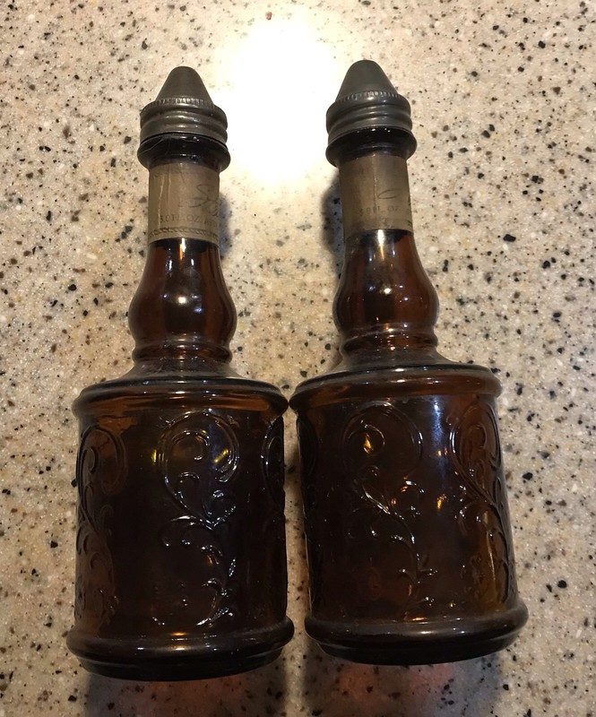 Lot Of 2 Vintage Stetson Empty After Shave Bottles