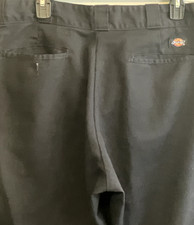 Dickies Black Work Pants 874 Original Fit 3 X34 Flex For Ease Movement Preowned