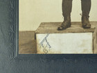 Antique Vintage Cabinet Photo ~ Child Wearing Gilt Edge Butter Advertising — photo 4