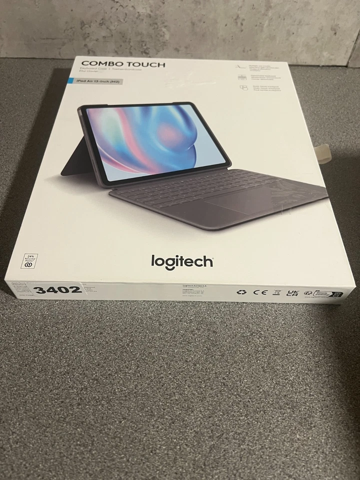 Logitech Combo Touch Keyboard Funda Apple iPad Air 13" M2 y M3 iPad - Imagen 3 de 4