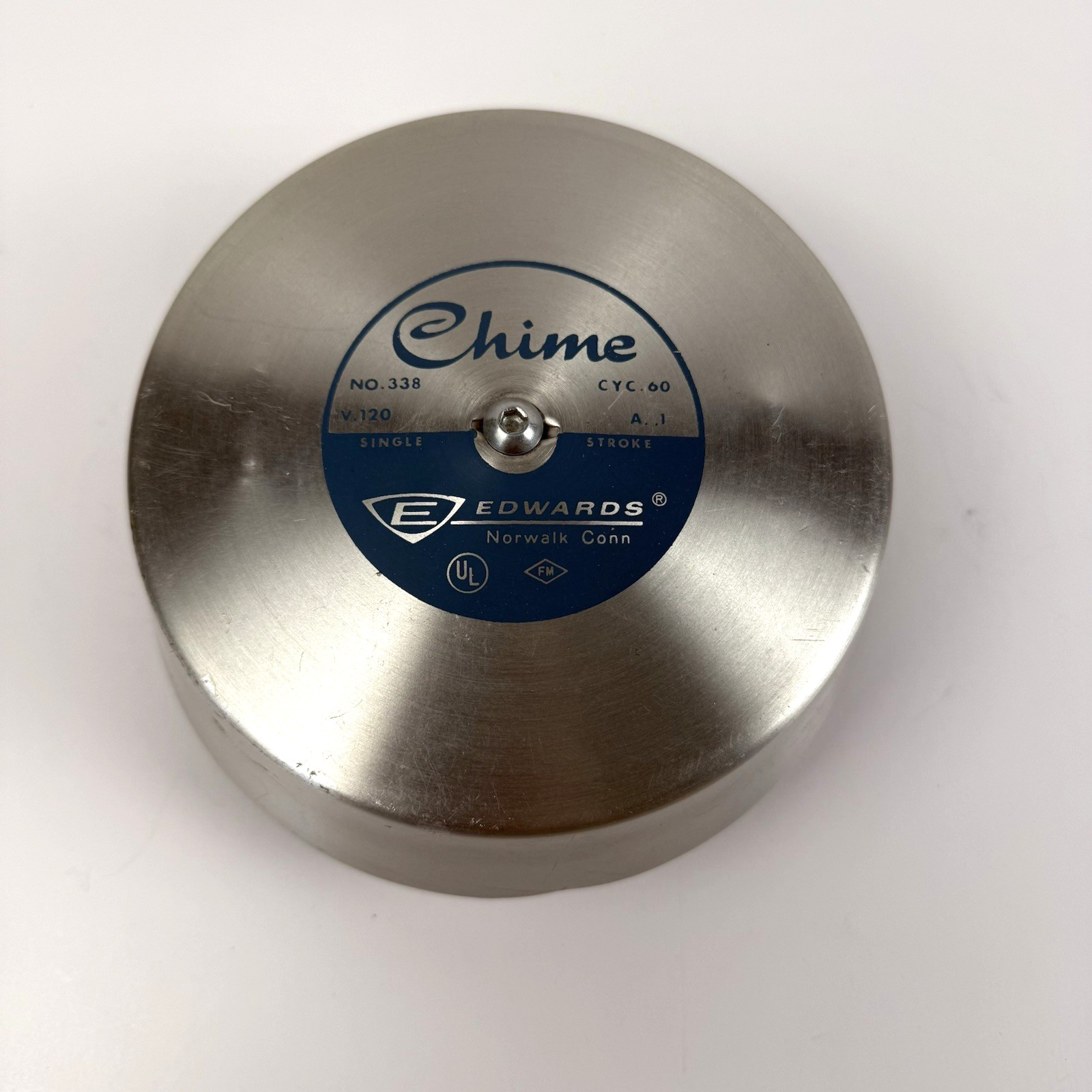 Edwards Chime 338 12Volt Doorbell Alarm Single Stroke Parts 