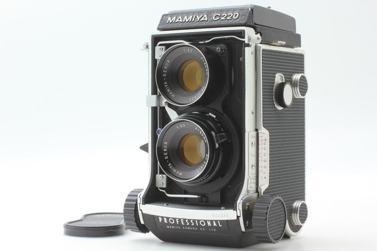 Body Mint Lens Nmint* Mamiya C220 Pro Film Camera w/ Sekor