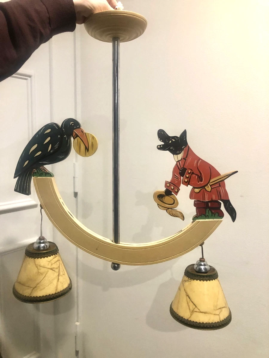 lampe métal doré abat-jour marron