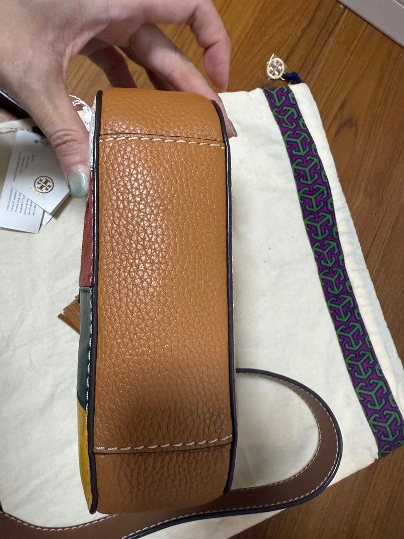 Tory Burch Patchwork Leather Camera Bag Small Ret… - image 5