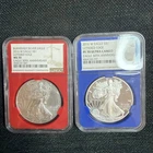 2016-W $1 American Silver Eagle BURNISHED w/ Lettered Edge 30th NGC PF/MS-70