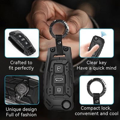 Schlüssel Metall Schutz Hülle für Audi A1 A3 A4 A6 S3 S4 S6 Q3 Q5Q7 Schutz Cover