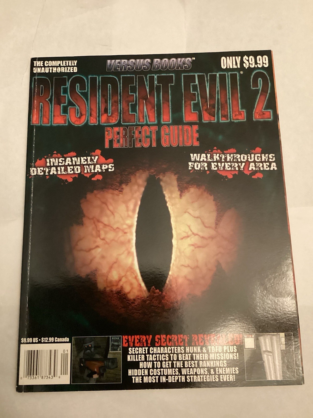 Versus Books Resident Evil 2 Strategy Guide