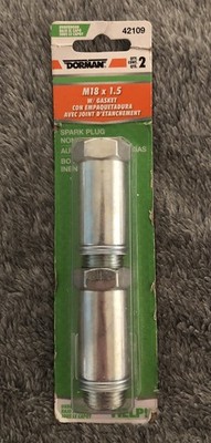 Dorman Help! 42109 M18 1.5 w/ Gasket Steel Non Fouler Qty 2 Per Pck