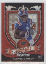 2021 Panini Prizm Draft Picks Crusade Ruby Wave Prizm Kadarius Toney #176 0um3