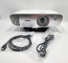 BenQ HT2150ST Digital Projector W/ Ceiling Mount, and Cables. Tested Working.