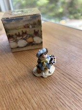 New Wee Forest Folk WFF Arty Mouse M-71 artis...