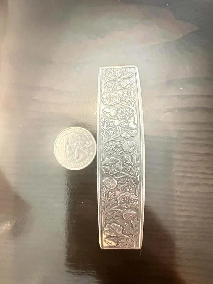 Danforth Wild Rose Large Barrette - Image 4 of 4