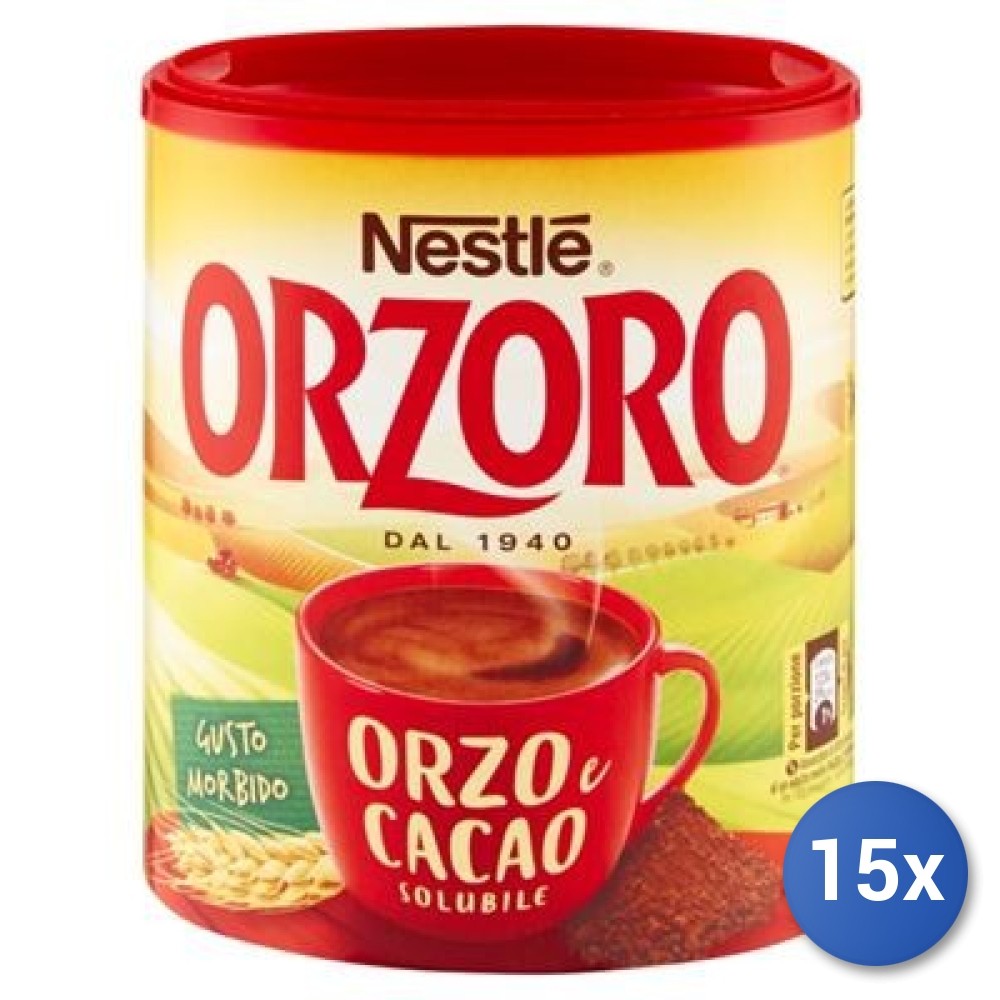 15x Multipack Orzoro Soluble And Cocoa 180g Jar Nestle