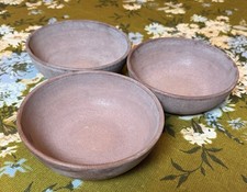 Vintage HEATH Ceramics set of 3 cereal salad bowls 6"