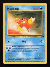 Magikarp 47/82 Uncommon Team Rocket Pokemon LP 1999 Vintage