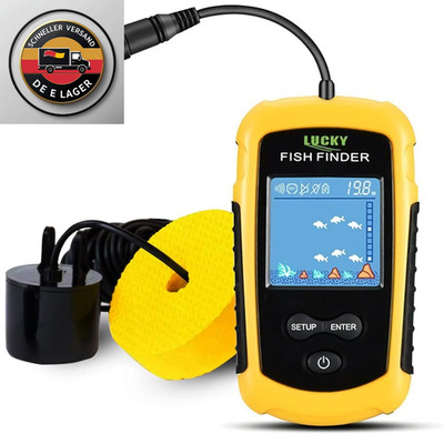 LUCKY Fischfinder Tiefenmesser Kajak Angeln LCD Display FFC110
