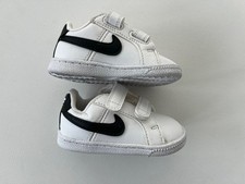 Nike Court Royale SL TDV Baby Toddler 4C Shoes White Black AV3166 101