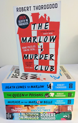 Cosy Crime mystery bundle x 6 Robert Thorogood paperbacks  Lot/Collection