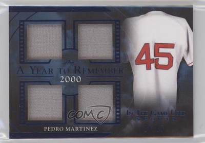 2020 Leaf ITG Used Sports A Year to Remember Navy Blue /35 Pedro Martinez 0e3u