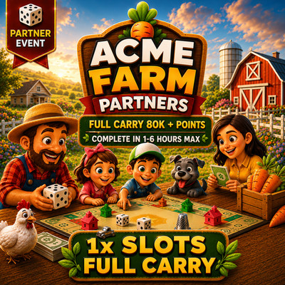 Acme Farm Partners_mogo partner event Full Carry ( Rush Slots)