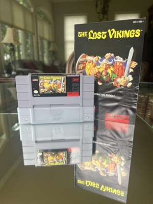 Lost Vikings (Super Nintendo Entertainment System, 1993) for sale
