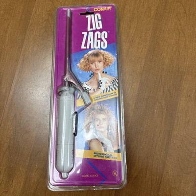 Conair Zig Zags Curling Iron 80's 90's Style Model CD55CS Sealed NOS Vintage
