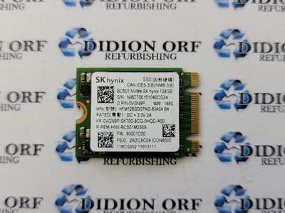 SK HYNIX BC501 128GB M.2 NVMe 2230 SSD HFM128GDGTNG-83A0A, Grade A, SKU 24475