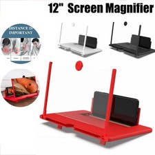12inch Smartphone Screen Magnifier 3D Video Mobile Phone Amplifier Stand Bracket