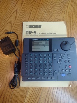 Boss DR-5 Dr Rhythm Section Analog Drum Machine With Adapter & Manual Free Ship