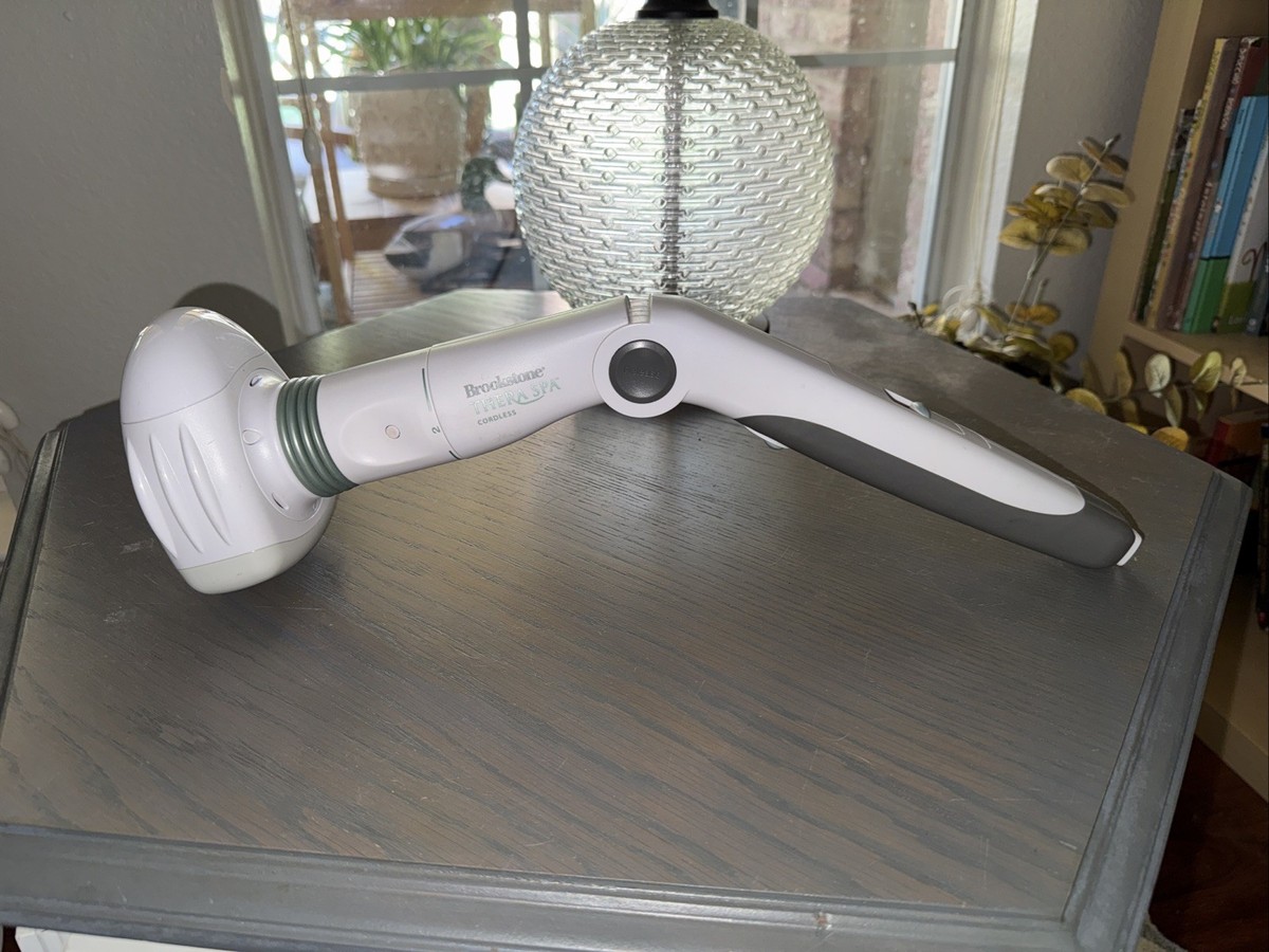 Brookstone Thera Spa Turbo Handheld Massager Adjustable Speeds