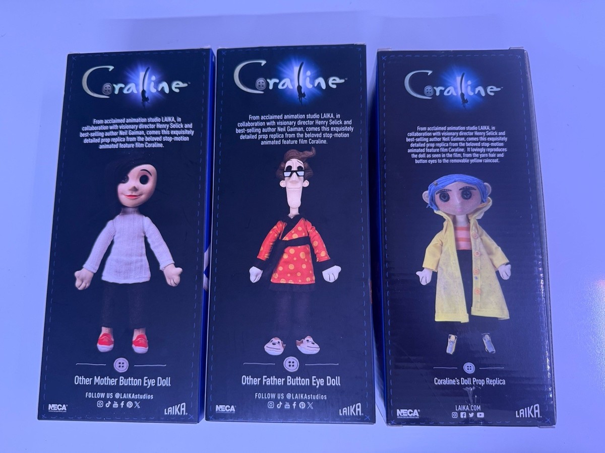 Coraline 9inch Deluxe Dolls Complete Set | eBay