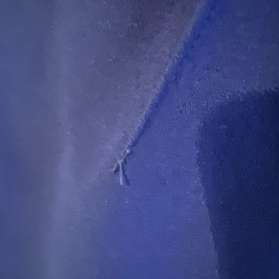 Calvin Klein Blue Knee Length Sleeveless Dress Size 4 Used Pencil - Image 4 of 4