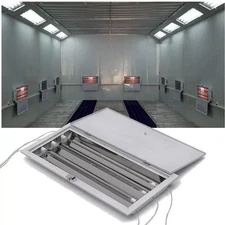 8 X 3KW Spray Baking Booth Infrared Paint Curing Lamp Heaters Heating Light 220V