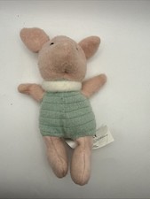 Vintage Disney Store Winnie the Pooh Classic Piglet Bean Bag Plush 6.5  