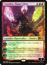 MTG FOIL Chandra, Flame's Fury  - Core Set 2020 #294