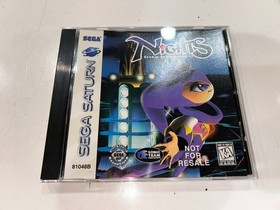Nights Into Dreams (Sega Saturn) NFR Game with Manual and 3D Controller Tested!