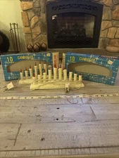 Pair Vintage Candolier 10 Lites Lights  With Boxes