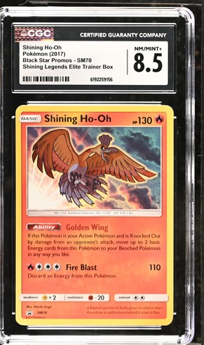 Shining Ho-Oh graded CGC 8.5 for sale on eBay