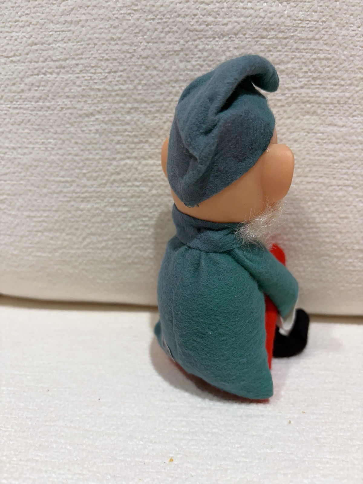 Vintage Christmas Elf Pixie Knee Hugger Felt Rubber Face Japan | eBay