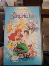 VHS La Sirenetta videocassetta Walt Disney Originale Disney 