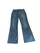 RARE Women’s Lucky Brand Dungarees Concert Wide Leg Denim Jeans Made in USA 6/28