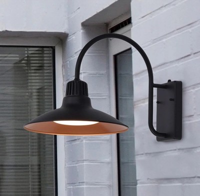 Lutec 12'' Outdoor LED Wall Light 1576926 Brand New