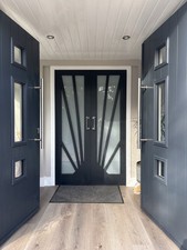 Bespoke Art Deco 20s 30s French or Front Doors Made To Order Glazed 250 Deposit