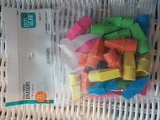 Pencil Topper Erasers - Multi Color L3 25 Count - Free Shipping